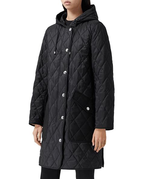 roxby thermoregulated quilted coat burberry|Quilted Thermoregulated Jacket in Midnight .